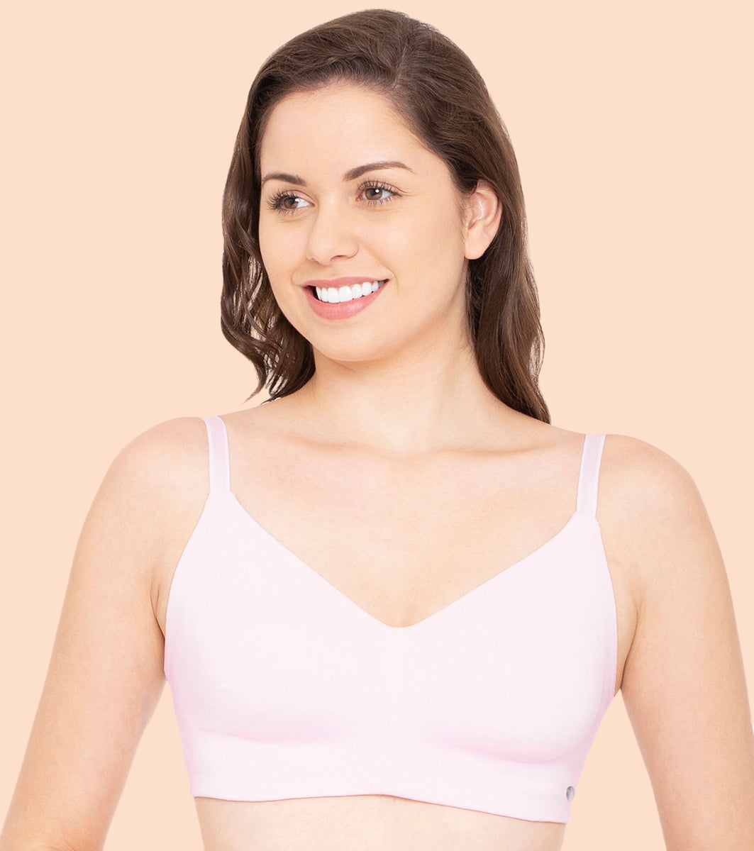 Enamor Ultra-Smoothing Women's Cotton Everyday T-Shirt Bra No-Pinch,