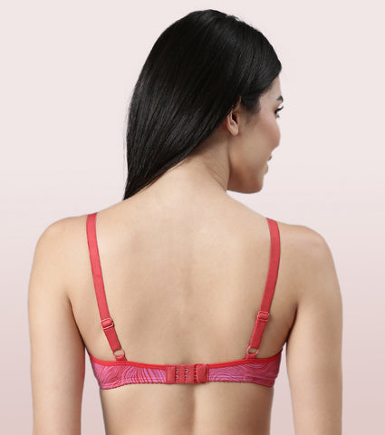Enamor Perfect Coverage Cotton T-shirt Bra for Women- Padded and Wirefree