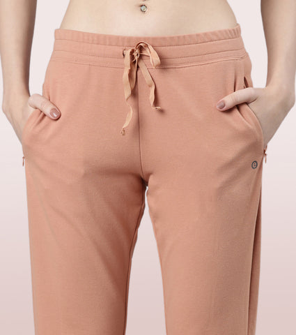 Relax Pants | Cotton Spandex Terry Tapered Pant | E060