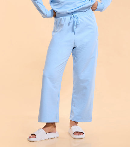 Enamor E405 – Cotton Rich Fleece Straight Pant