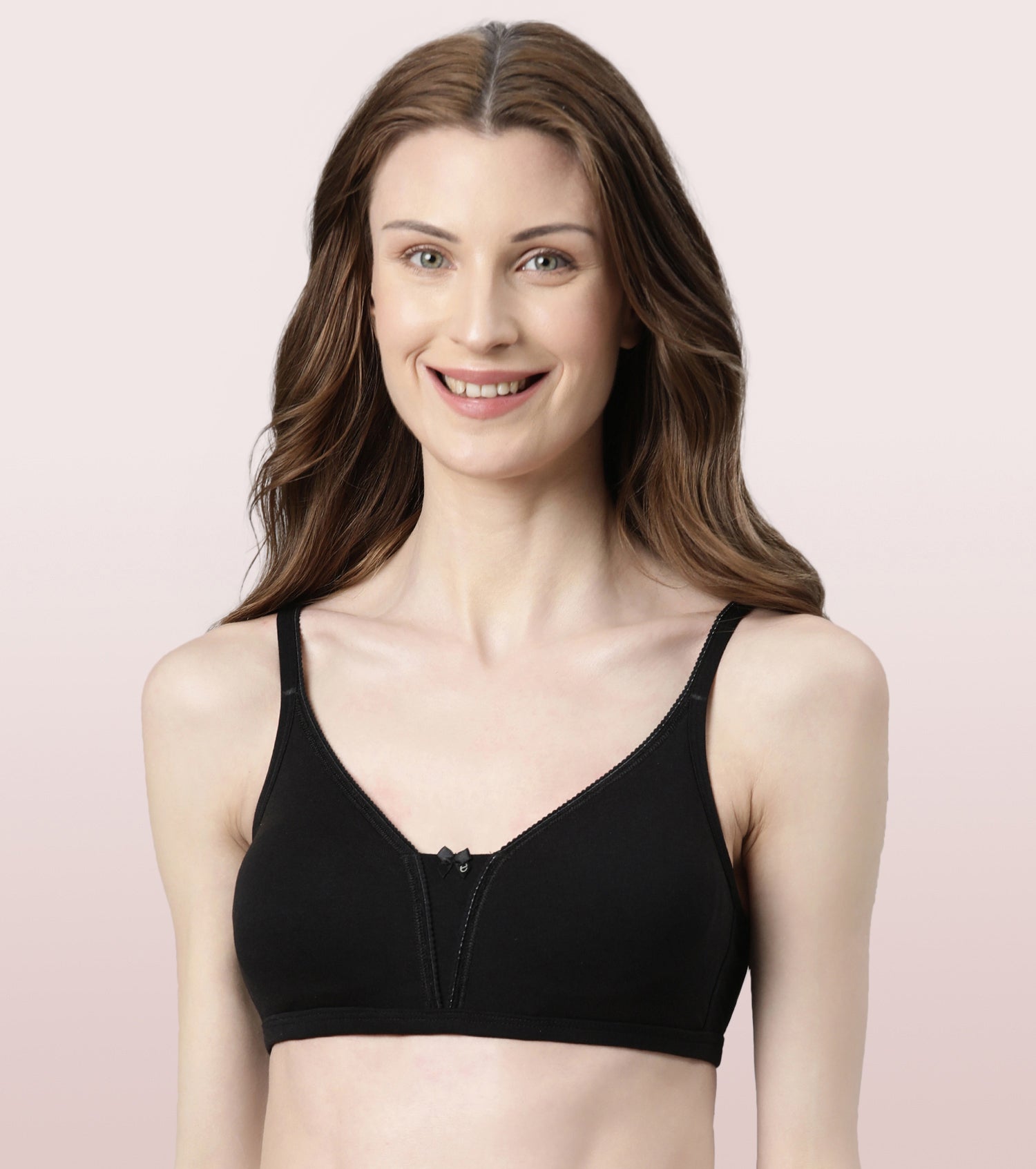 Enamor Stay New Comfort Triangle Cotton T-Shirt Bra | A072