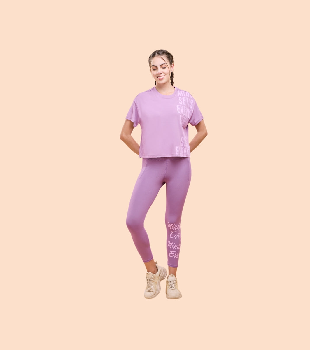 Enamor A606 Calm Legging Dry Fit High Waist Basic Workout Leggings for Active Comfort