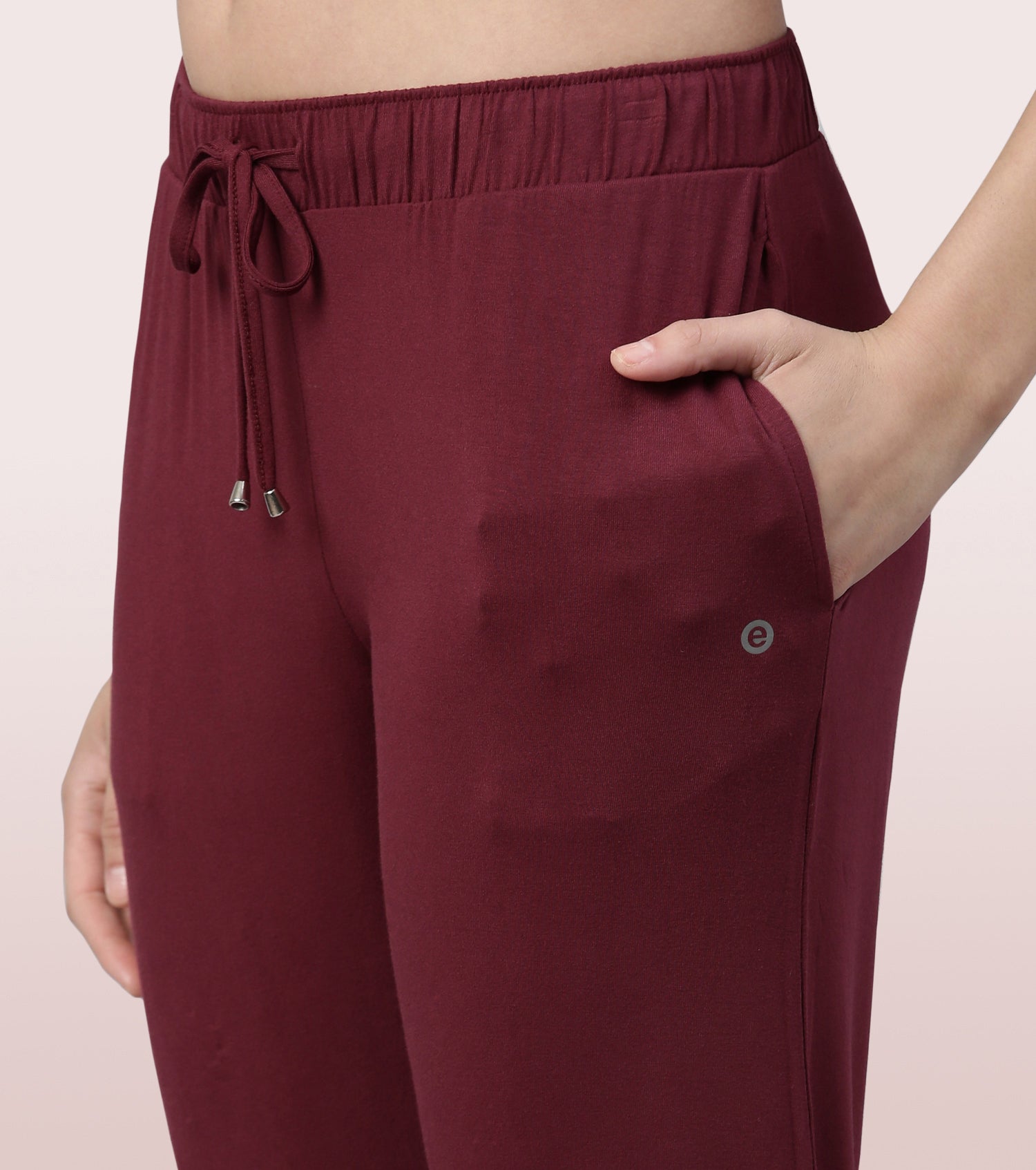 Lazy Pant | Pull-On Flannel Pants With Satin Adjustable Waist Drawstring & Pockets