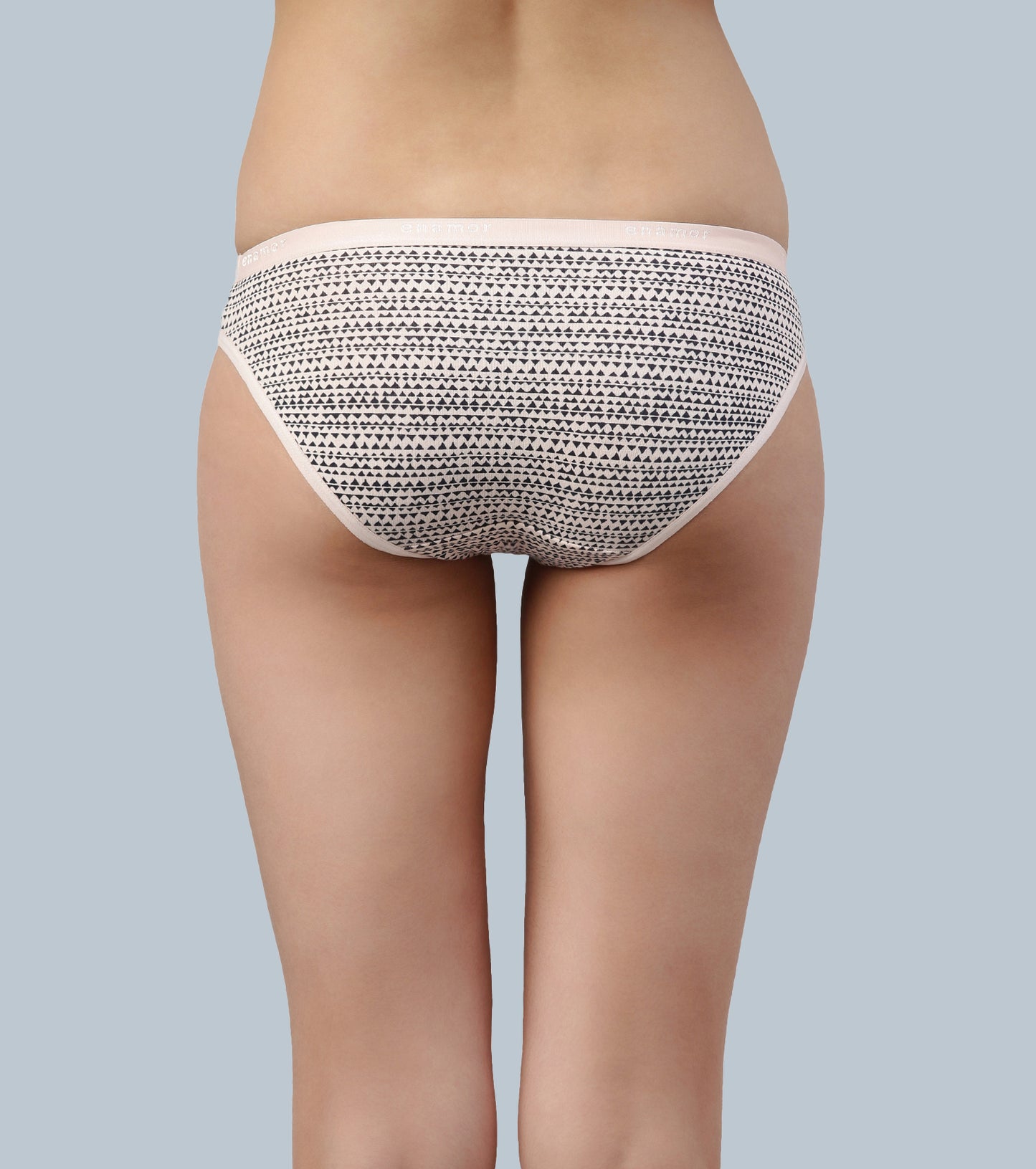The Branded Stretch C Bikini Panty| Antimicrobial And Stain Release Finish| Cotton Spandex -Pack Of 5|CR01