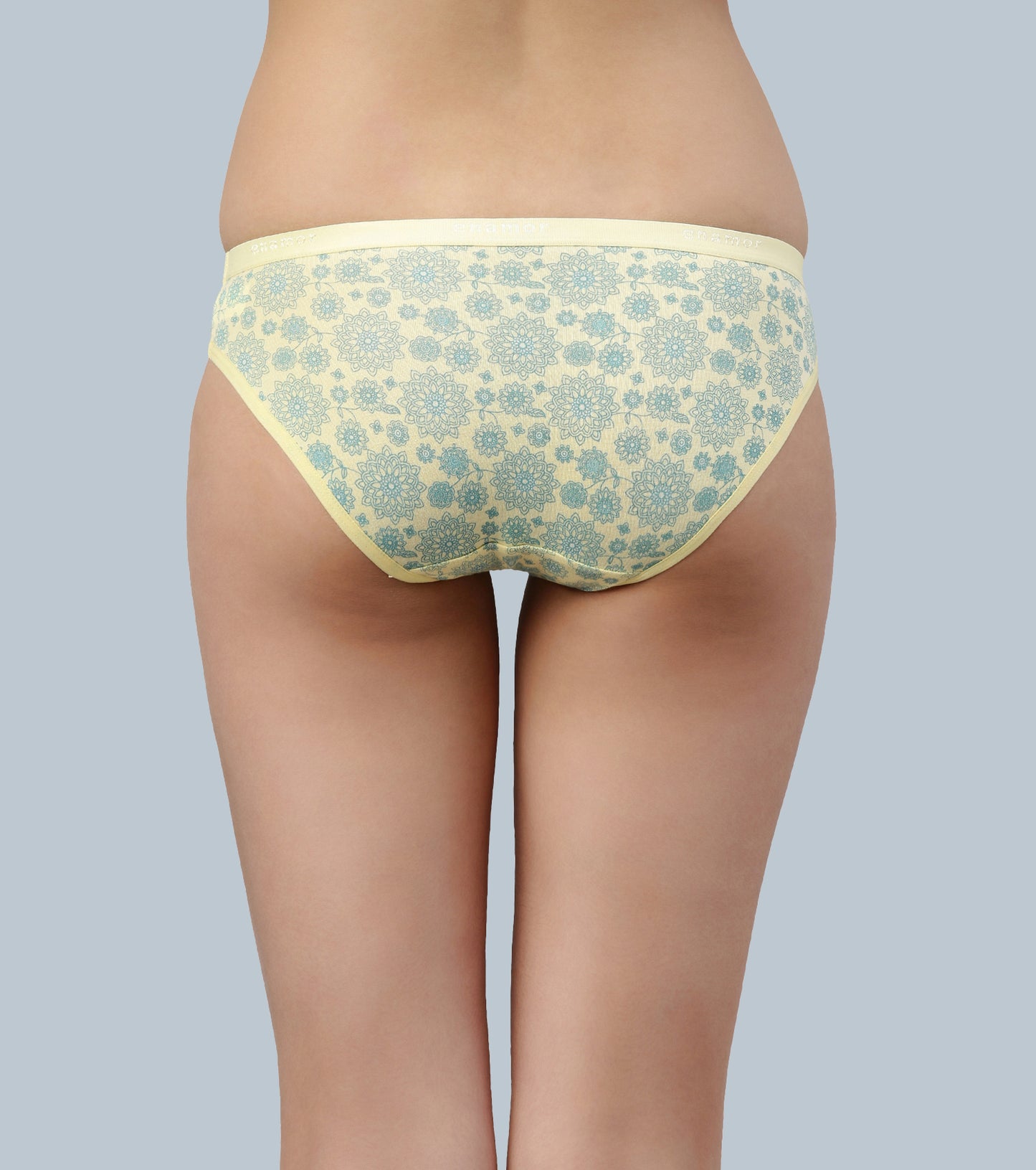 The Branded Stretch C Bikini Panty| Antimicrobial And Stain Release Finish| Cotton Spandex -Pack Of 5|CR01