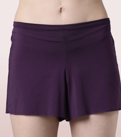 Enamor Cami Shorts Set For Women | Two piece nightwear set with V-Neckline | N116