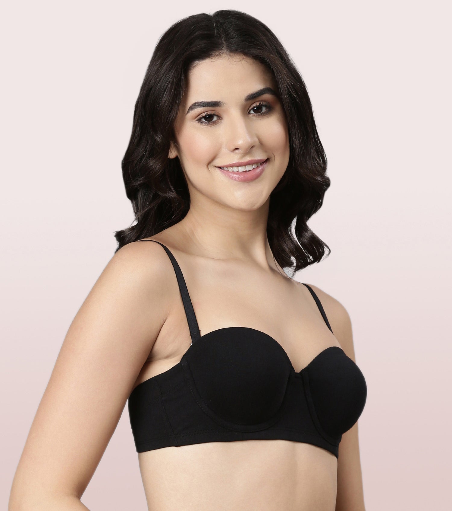 Enamor Multiway Bra For Women | High Coverage Cotton Strapless Bra For No Spill Coverage | A078Enamor Multiway Bra For Women | High Coverage Cotton Strapless Bra For No Spill Coverage | A078