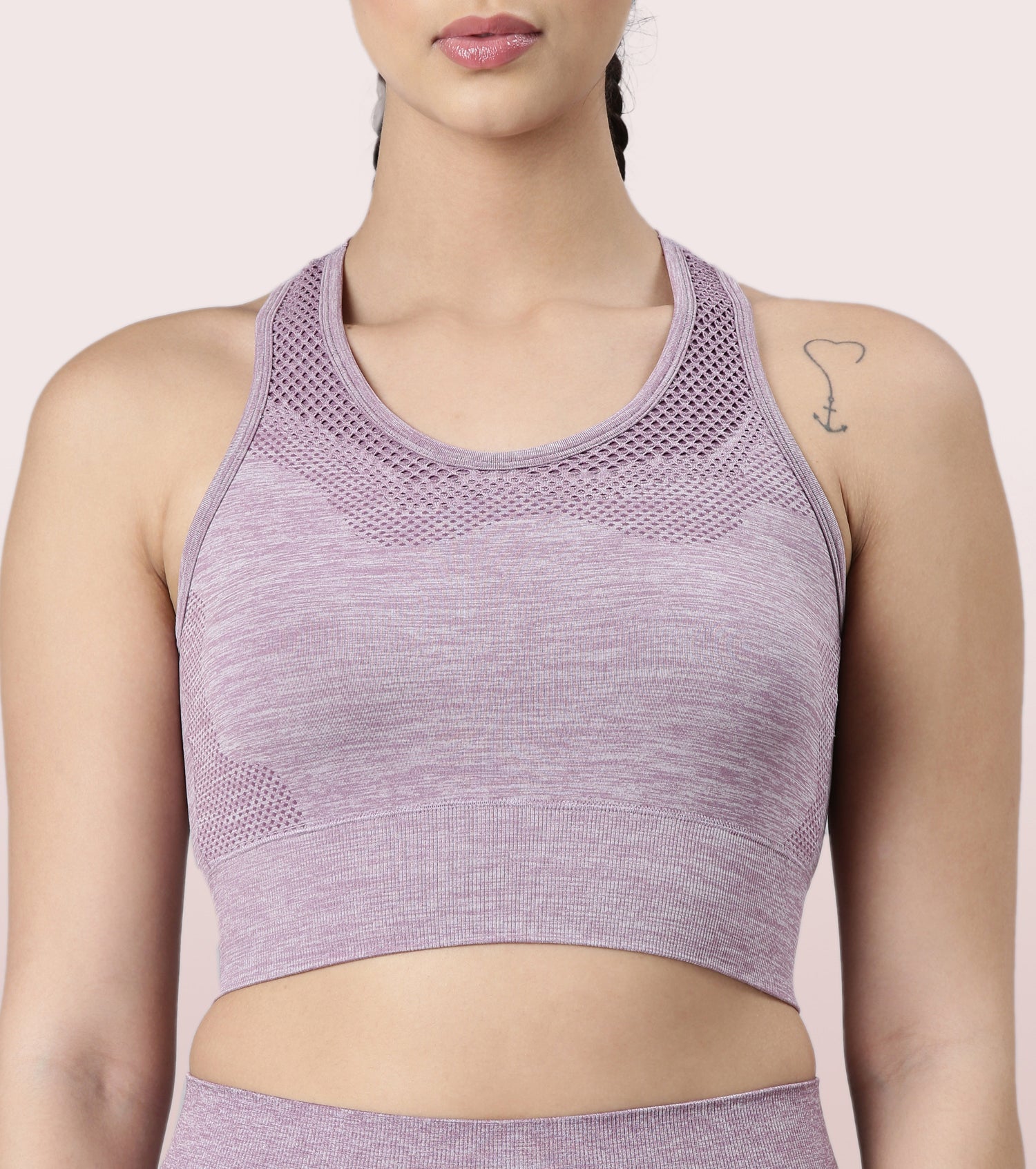 Enamor Medium Support Sports Bra | Held-in-fit Seamless Bra With Perforation For Ventilation For Women | A203
