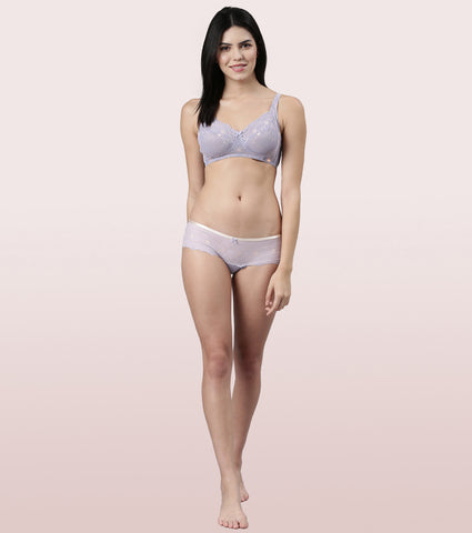 Enamor F129
LACE CONTOUR BRA
NON-PADDED WIREFREE HIGH COVERAGE