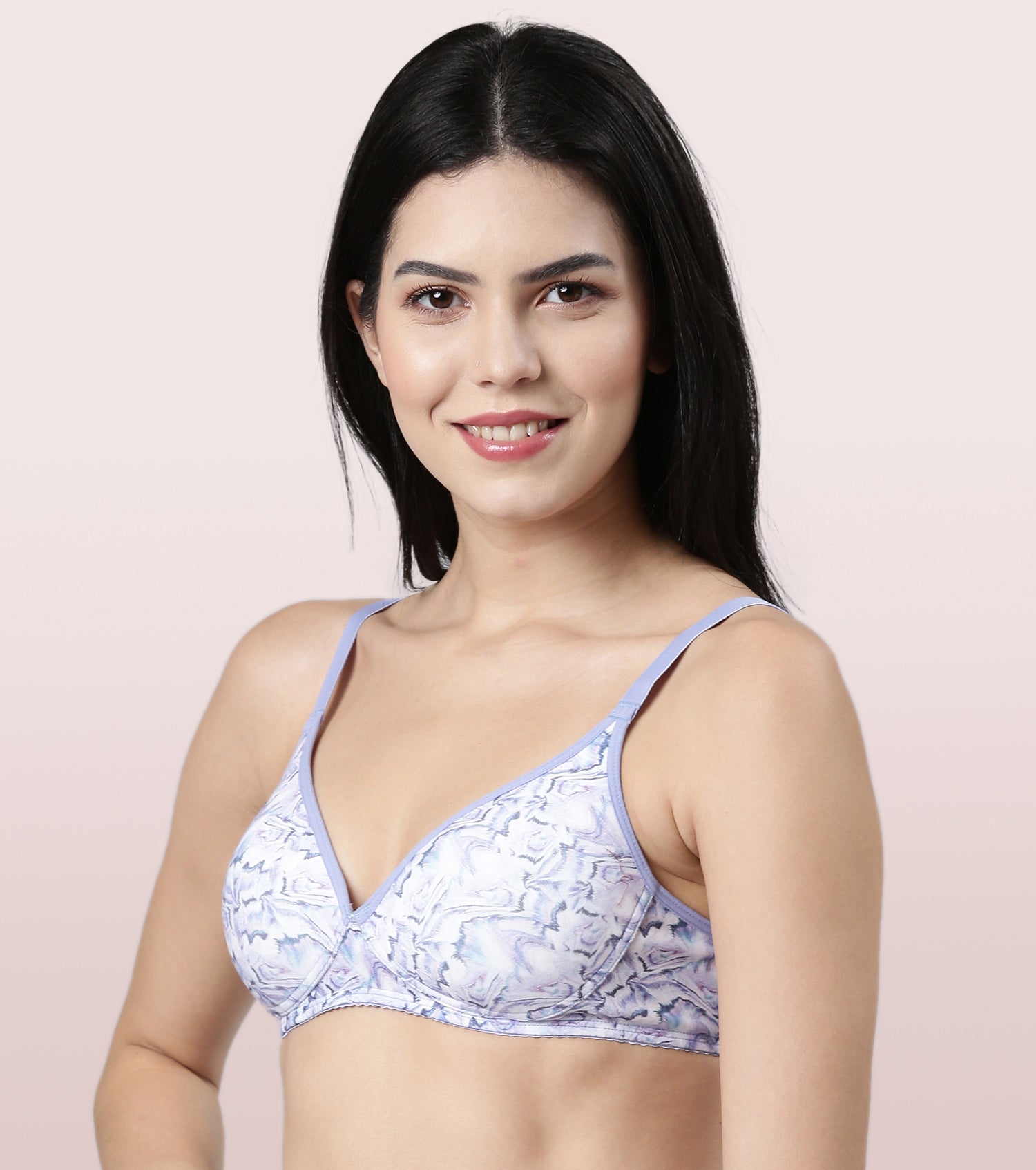 Enamor Perfect Coverage Cotton T-shirt Bra for Women- Padded and Wiref