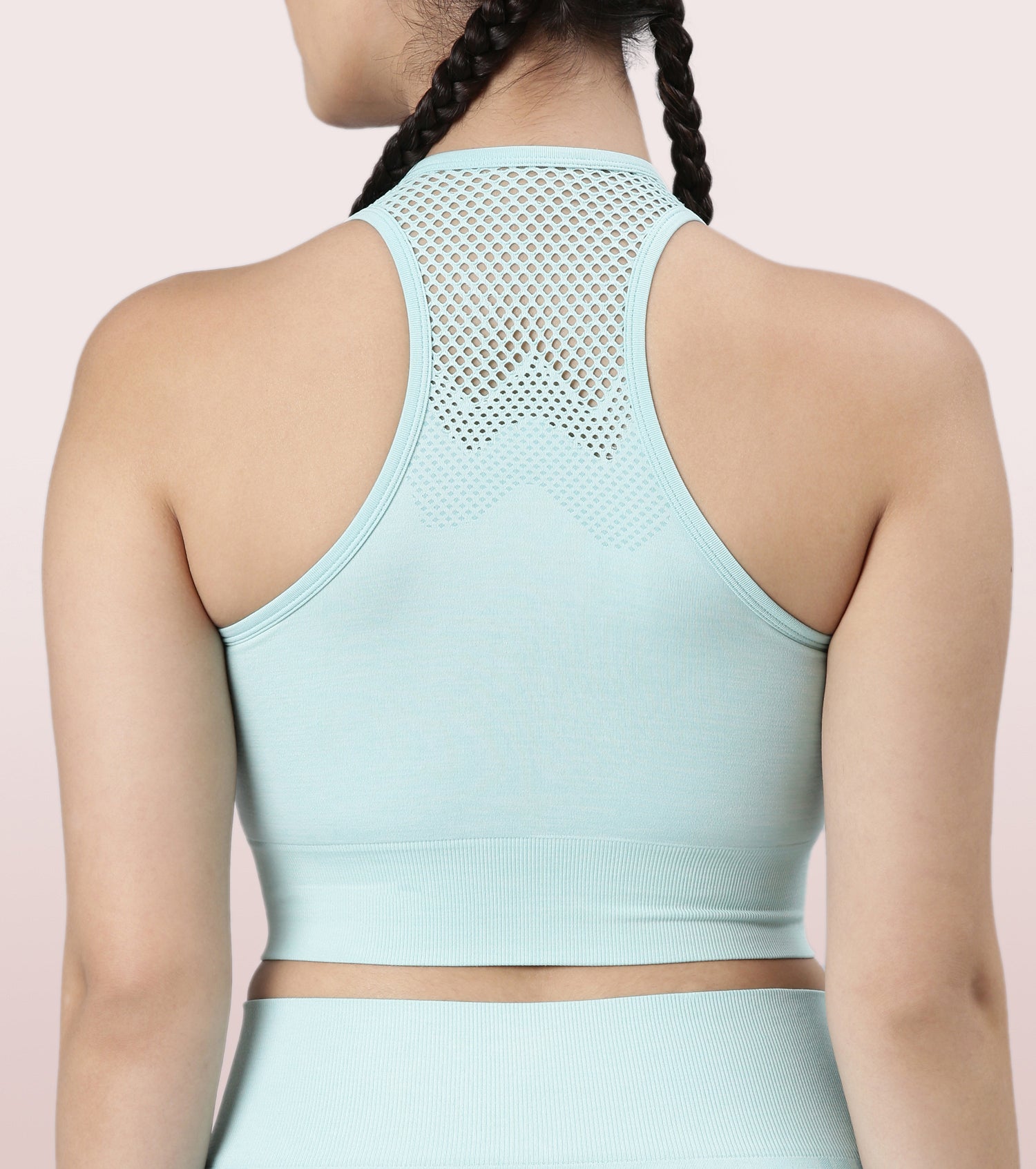 Enamor Medium Support Sports Bra | Held-in-fit Seamless Bra With Perforation For Ventilation For Women | A203