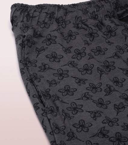 Shop-In Pants - Tapered Lounge Pants With Self Fabric Drawstring With Metal Ends | E048