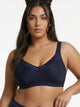 Enamor Hidden X-Frame and Smoothening Women's Full Support Everyday Bra - Jiggle control, Non Padded, Wirefree, Full Coverage - FB12 (Available in Plus sizes) (Eclipse)