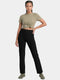 Enamor A402 Boot Cut Active Pant Dry Fit High Waist Workout Leggings