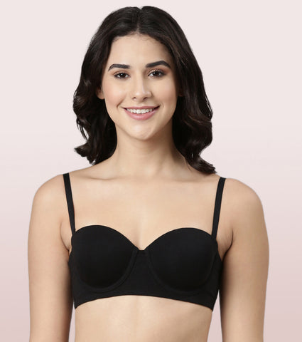 Enamor Multiway Bra For Women | High Coverage Cotton Strapless Bra For No Spill Coverage | A078Enamor Multiway Bra For Women | High Coverage Cotton Strapless Bra For No Spill Coverage | A078