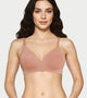 Enamor Drip T Shirt Bra for Women Padded, Wire-Free, Medium Coverage - SMB03 (Mocha Mousse)