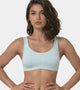 Enamor Low Impact Women's Cotton Everyday Sports Bra - All Day Comfort, Non Padded, Wirefree, High Coverage - SB06 (Capri Melange)