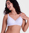 Enamor Ultra Smooth T-Shirt Bra - Padded, Non-Wired, Full Coverage - A127 (Bright White)