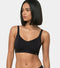 Enamor Innovations Intellifresh Antimicrobial Minimizer Everyday Cotton Bra for Women - Padded, Wirefree, Full Coverage - A058 (Black)