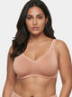 Enamor Bamboo Cotton IB42, Ultimate Side Shaper Lift Bra for Women - 3X Softer, 4X more Absorbent, Antimicrobial, Non padded, Wirefree, High Coverage (Honey Beige )