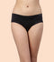 Enamor PB40 Innovations Invisi, All Day Comfort, Low Waist Bikini Panty for Women - No Visible Panty Lines, Sweat wicking, Free Cut, Regular Coverage - Pack of 1 (Jet Black)