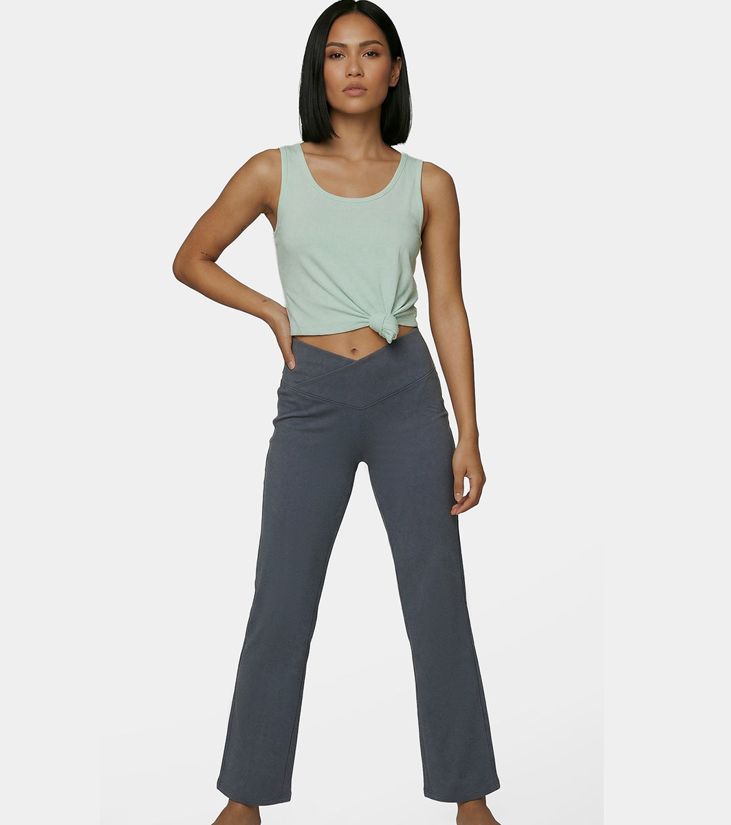 Enamor Yoga Flare Pants, High Rise, Flare Leg - A409 (Turbulence)
