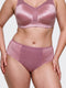Enamor Luxe Satin Hipster Panty for Women - Mid Waist, Outer Elastic, Medium Coverage - P148 (Cosmetic Pink)