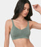 Enamor Innovations Invisi Shaper Lift, Ultra Smooth, Bonded, Women's T-Shirt Bra - Seamless, No-Pinch, No-Dig, Padded, Wirefree, Medium Coverage - IO02 (Jadeite)