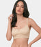 Enamor Lit Balconette Bra for Women Padded, Wire-Free, Medium Coverage, Lace Jacquard on Cups - SMB02 (Pale Skin)