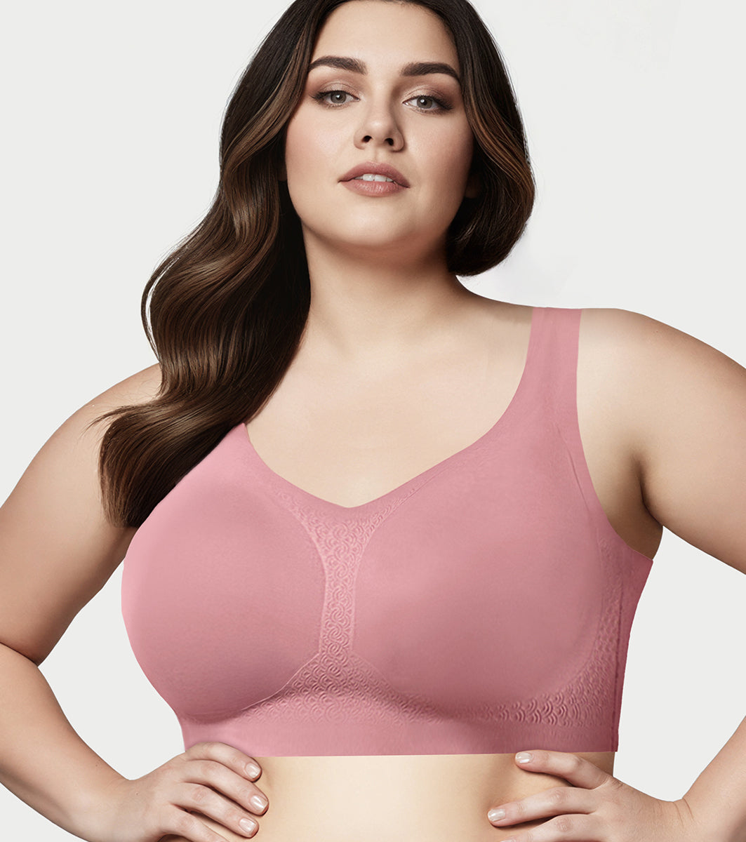 Enamor Innovations Invisi Minimizer, Ultra Smooth, Bonded, Mframe, Women's T-Shirt Bra - Seamless, No-Pinch, No-dig, Padded, Wirefree, Full Coverage- IO03(Available in Plus Sizes) (Chestnut)