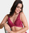 Enamor Butterfly Frame for Cleavage Enhancing Women's Bridal Plunge Push-Up Bra - Lace, Wired, Padded, Medium Coverage - F091