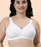 Enamor Plush Comfort, Side Support and Lift Women's Everyday Full Support Plunge Bra - All Day Comfort, Non-Padded, Wirefree, High-Coverage - F024