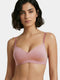Enamor Women's Everyday  Balconette T-Shirt Bra - Eco fabric, Padded, Wirefree, Medium Coverage  - F131 (Nostalgia Rose)