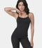 Essentials Stretch Cotton Camisole for Women E001 (Black)
