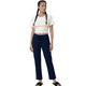 Enamor Mid Rise Regular Length Drawstring Closure Lounge Pants For Women - Slim Fit, Soft and Breathable Stretch Cotton - E014 (Navy)