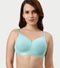 Enamor Innovations Fabcool Breathable Cup Women's T-Shirt Bra - Antimicrobial Comfort, Perforated Cups Padded, Wirefree, High Coverage - A165 (Tibetan Stone)