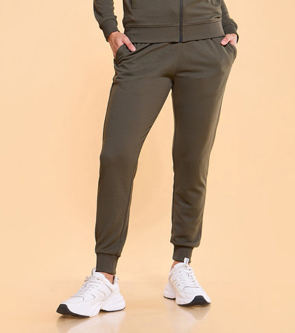 Enamor A406 High Waist Jogger - French Terry | Relaxed Fit, High Waist, Regular Length