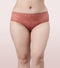 Enamor P122 Mid Waist Hipster Co-Ordinate Panty For Women | Soft Tulle Fabric With Floral Lace At The Front(Rosette)