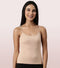 Enamor E016  Flat Back Slim Fit Rib Camisole With Regular Length Regular Length
