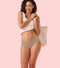 Enamor PH40 Innovations Invisi, All Day Comfort, Mid Waist Hipster Panty for Women - No Visible Panty Lines, Sweat wicking, Free Cut, Full Coverage -  Pack of 1 (Honey Beige)