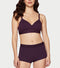 Enamor The Flex Boyshorts for Women Mid-Rise, Full Back Coverage, Moisture Absorbency, Cotton Everyday Panty - SMP01 (Plum Perfect)