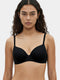Enamor Innovations Invisibra, Ultra smooth, Flexi Wire Lift, Bonded, Women's T-Shirt Bra - Seamless, No-Pinch, Padded, Wirefree, Medium Coverage - F084 (Black)