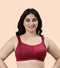 Enamor Side Shaper, Double layer Compression Fabric for Cups Women's Everyday Fashion Full Support Minimizer Bra - Non-Padded, Wirefree, High-Coverage - F048