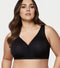 Enamor True Form Cotton Comfort Bra. Non-Padded, Wire-Free and Full Coverage - A124 (Black)