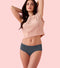 Enamor PH40 Innovations Invisi, All Day Comfort, Mid Waist Hipster Panty for Women - No Visible Panty Lines, Sweat wicking, Free Cut, Full Coverage -  Pack of 1 (Ink Grey)