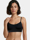 Enamor Innovations Flexi Free Ultra Smoothening Seamless Women's T-Shirt Bra - No-Pinch, Padded, Wirefree, Full Coverage - F037 (Black)