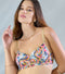Enamor × Papa Don’t Preach - Mermaid on Mars Luxury Bra for Women - Balconette fit, Padded, Wirefree - DB01 (Galaxy Skin Print)