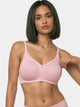 Enamor Innovations Fabcool Full Support Everyday Full Figure Bra - Jiggle Control and Antimicrobial, Non-Padded, Wirefree, Full Coverage Women's Bra - AB75 (Available in  Plus Sizes) (Orchid Melange) (Orchid Melange)