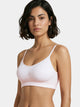 Enamor Innovations Flexi Free Ultra Smoothening Seamless Women's T-Shirt Bra - No-Pinch, Padded, Wirefree, Full Coverage - F037 (White)