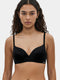 Enamor Innovations Transform Gel-Cup, Air-Brush  Enhancer, Double Push-Up Women's Bra - Powder finish, Padded, Wired, Medium Coverage - F114 (Black)